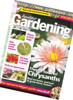 Amateur Gardening – 09 October 2018