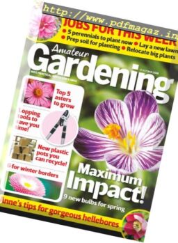 Amateur Gardening – 16 October 2018