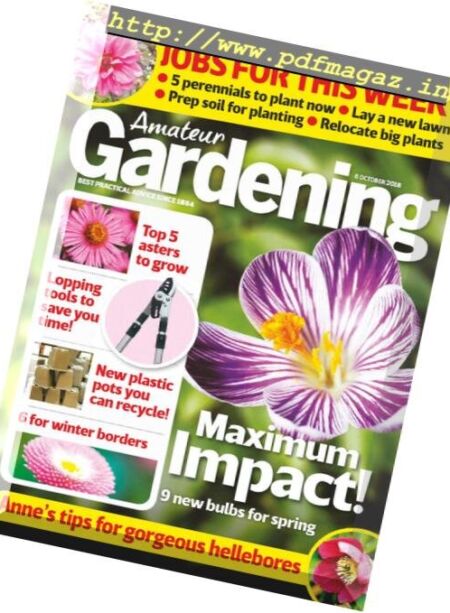 Amateur Gardening – 16 October 2018 Cover