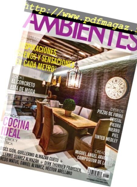 Ambientes Mexico – diciembre 2014 Cover