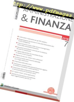 Amministrazione & Finanza – Luglio 2018