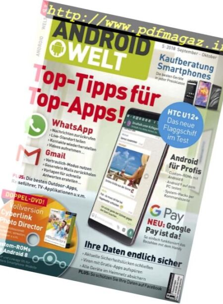 Androidwelt – September-Oktober 2018 Cover