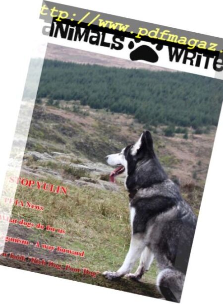 Animals Write – May 2016 Cover