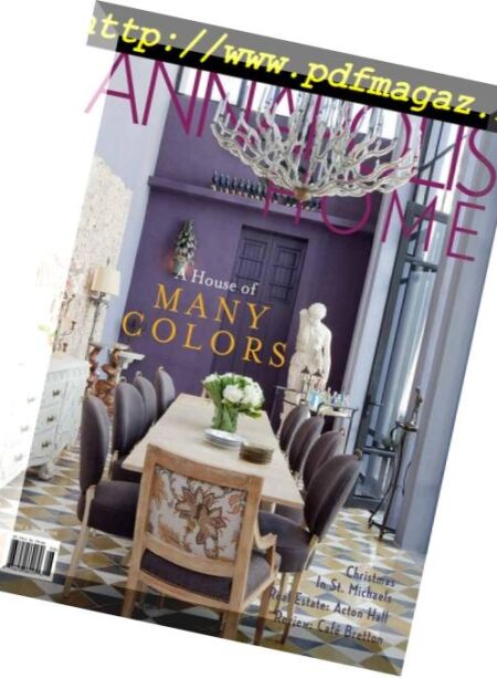 Annapolis Home – November-December 2018 Cover