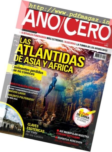 Ano Cero – noviembre 2018 Cover