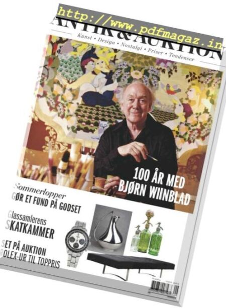 Antik & Auktion Denmark – august 2018 Cover