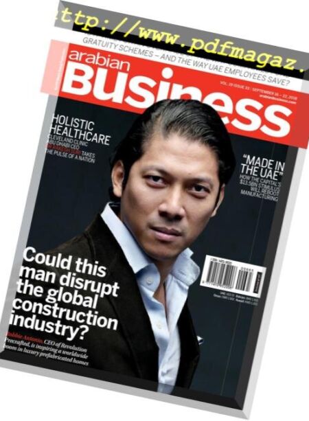 Arabian Business – September 16, 2018 Cover
