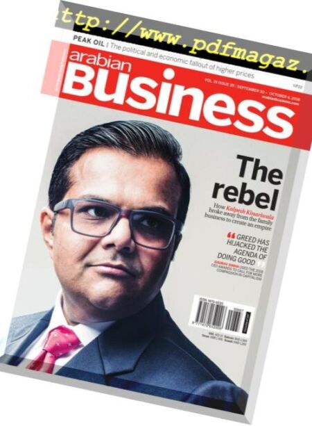 Arabian Business – September 30, 2018 Cover