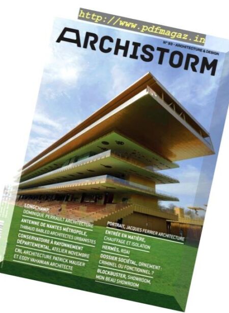 Archistorm – Novembre-Decembre 2018 Cover