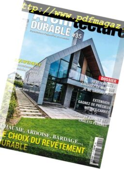 Architecture Durable – Novembre 2018 – Janvier 2019
