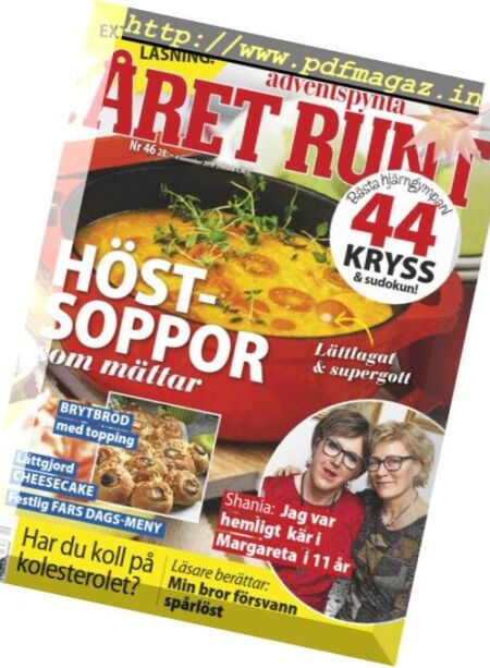 aret Runt – november 2018 Cover