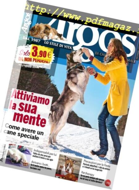 Argos – Dicembre 2017 – Gennaio 2018 Cover