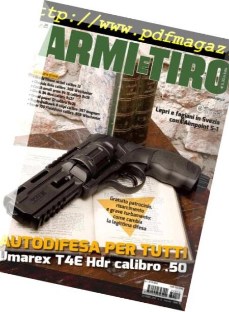 Armi e Tiro – Dicembre 2018 Cover