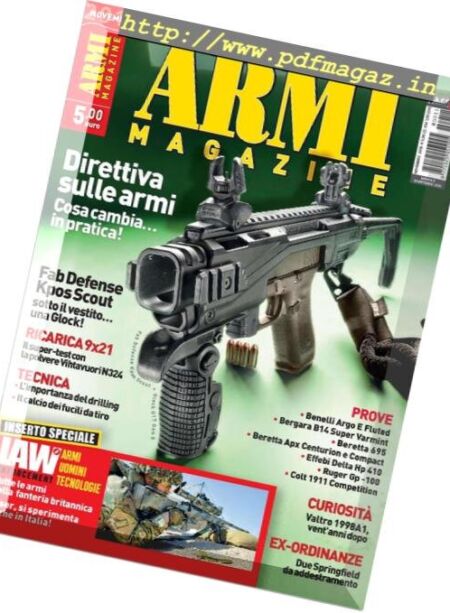 Armi Magazine – Novembre 2018 Cover