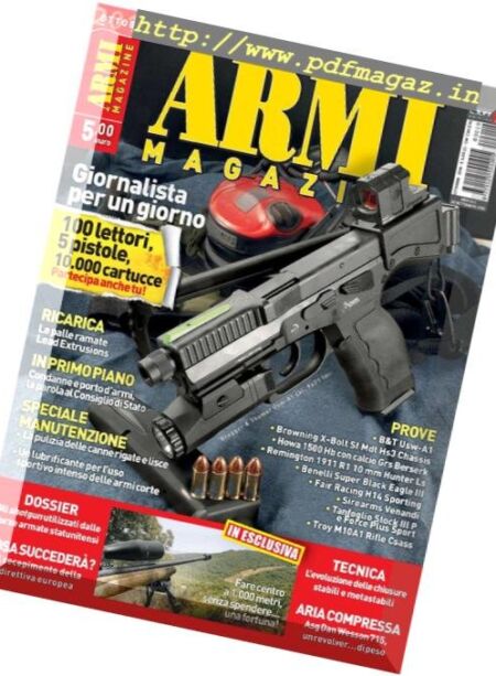 Armi Magazine – Ottobre 2018 Cover