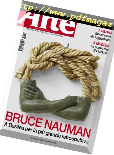 Arte – Agosto 2018 Cover