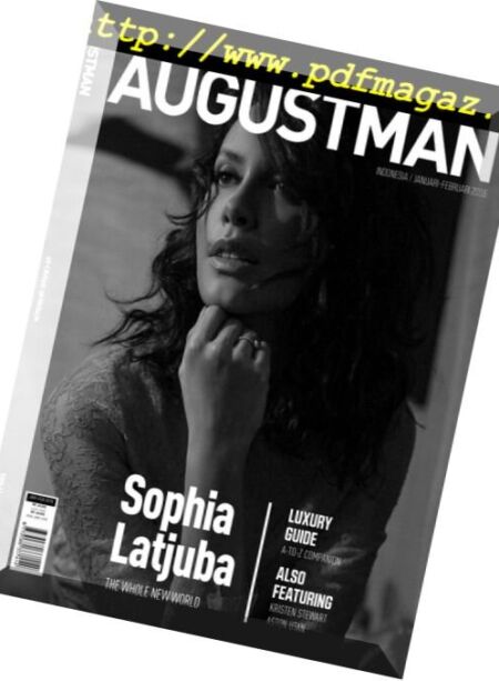 August Man Indonesia – Januari 2016 Cover