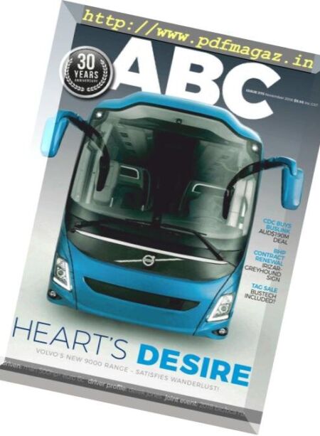 Australasian Bus & Coach – November 2018 Cover