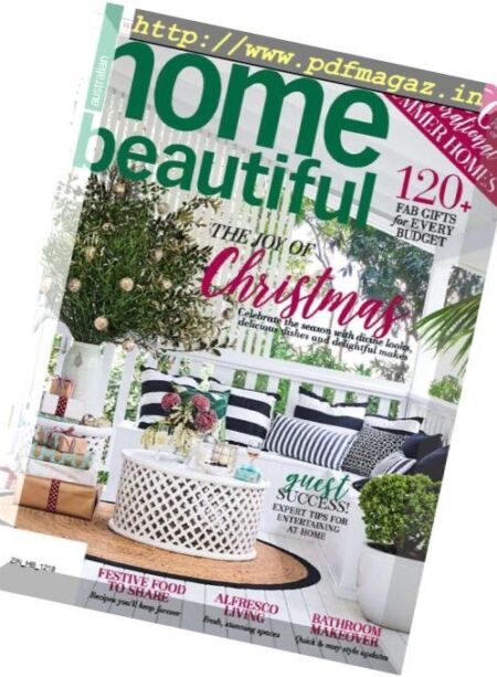 Australian Home Beautiful – December 2018 Cover