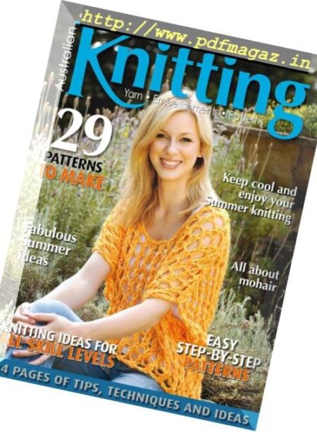 Australian Knitting – October 2018 Cover