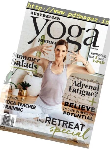 Australian Yoga Journal – November 2018 Cover