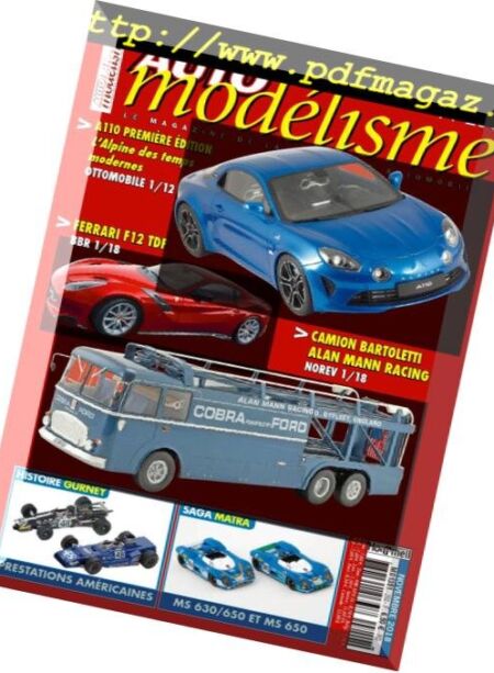 Auto Modelisme – Novembre 2018 Cover