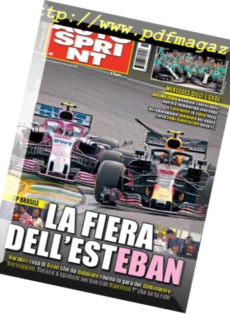Auto Sprint – 13 Novembre 2018 Cover