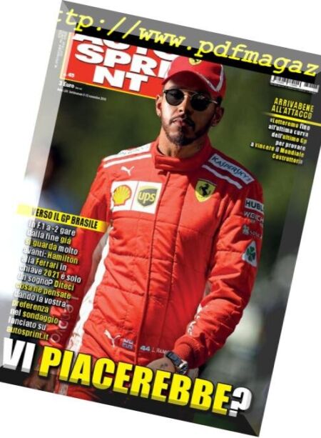 Auto Sprint – 6 Novembre 2018 Cover