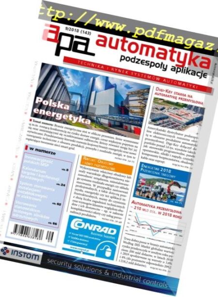 Automatyka Podzespoly Aplikacje – Wrzesien 2018 Cover
