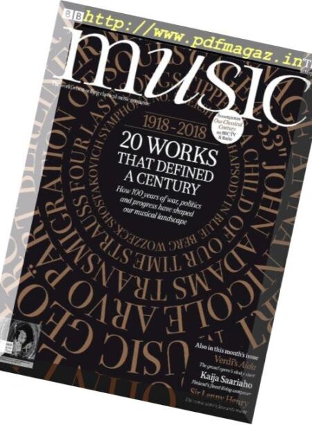 BBC Music – December 2018 Cover