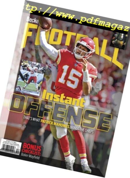 Beckett Football – December 2018 Cover