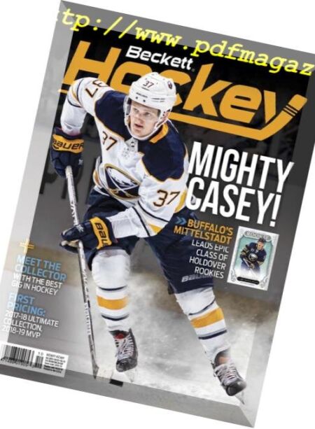 Beckett Hockey – October 2018 Cover