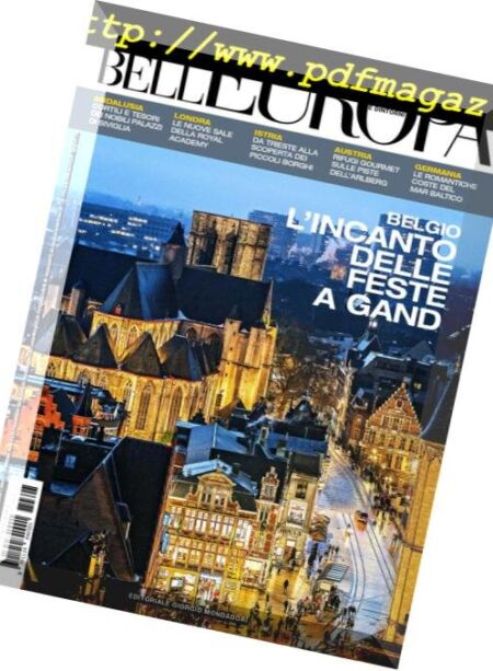 Bell’Europa – Novembre 2018 Cover