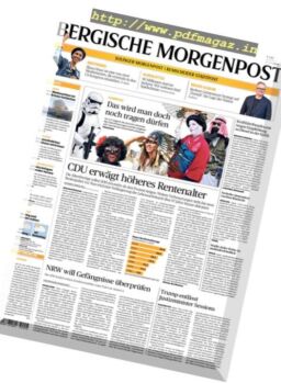 Bergische Morgenpost – November 2018