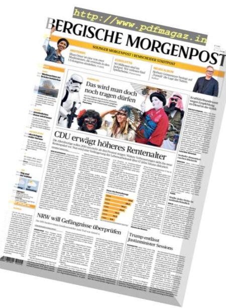 Bergische Morgenpost – November 2018 Cover