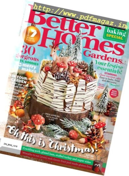 Better Homes and Gardens Australia – December 2018 Cover