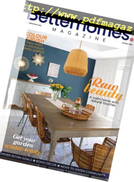 Better Homes – October 2018 Cover