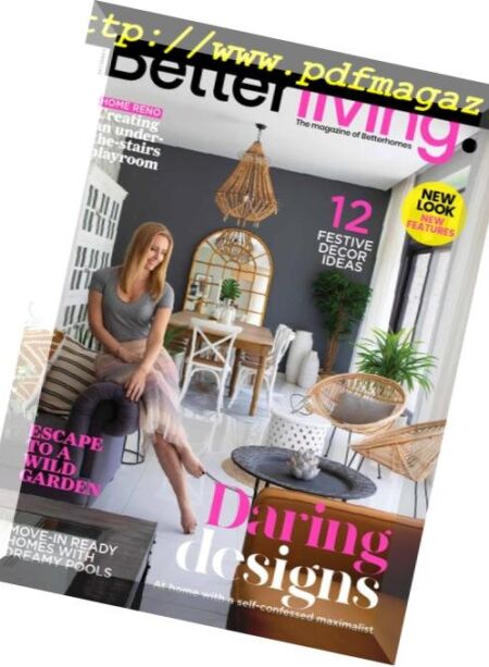 Better Living Magazine – December 2018 Cover