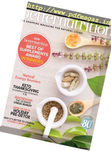 Better Nutrition – November 2018 Cover