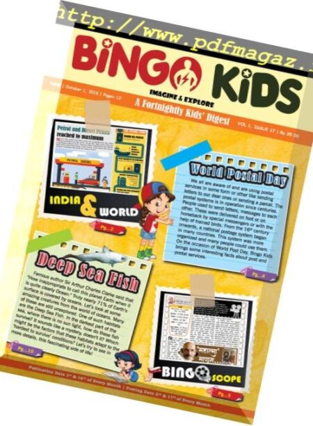 Bingo Kids – October 04, 2018 Cover