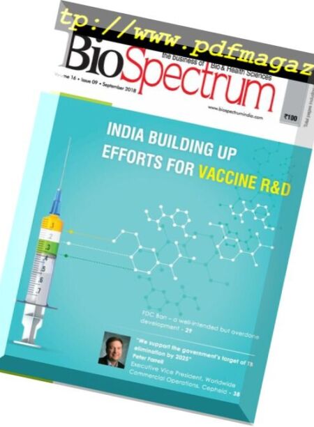 Bio Spectrum – September 2018 Cover