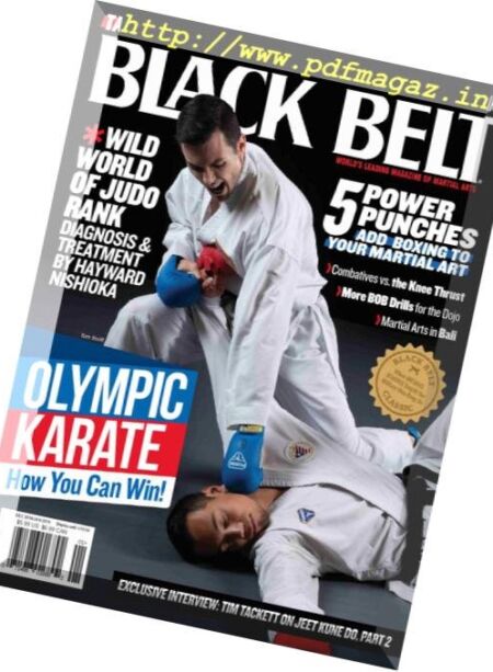 Black Belt – December-January 2018 Cover