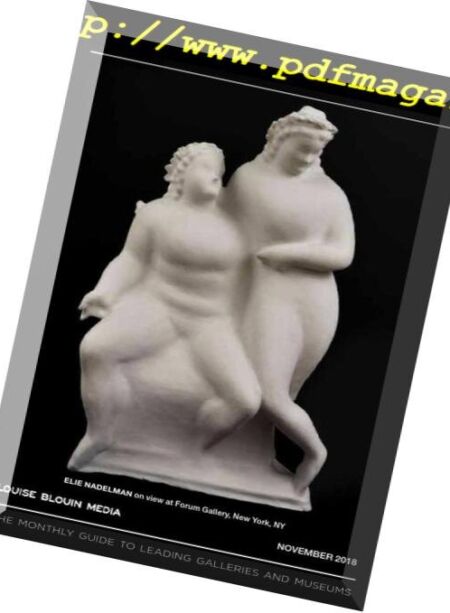 Blouin Gallery Guide – November 2018 Cover