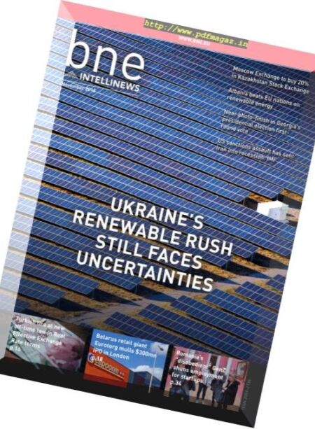 bne IntelliNews – November 2018 Cover
