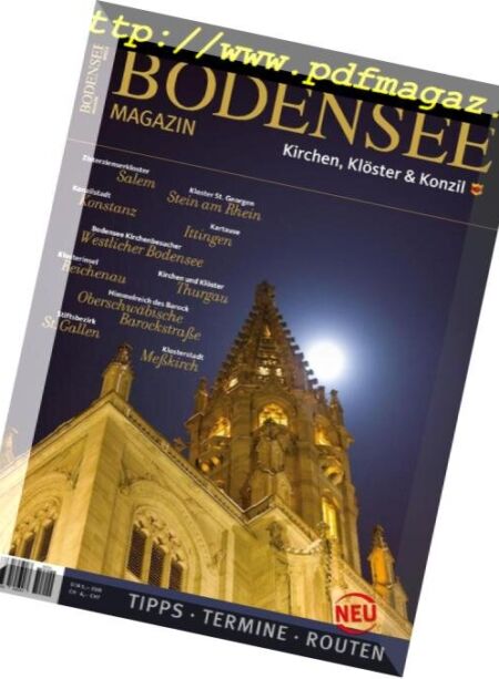 Bodensee Magazin Spezial – Kirchen, KOster & Konzil 2018 Cover