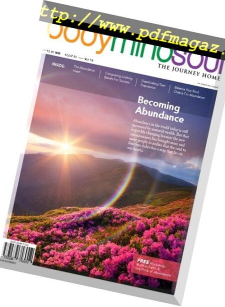 bodymindsoul – October 2018 Cover