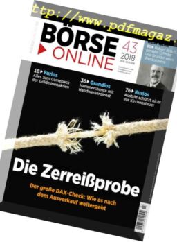 BOrse Online – 25 Oktober 2018