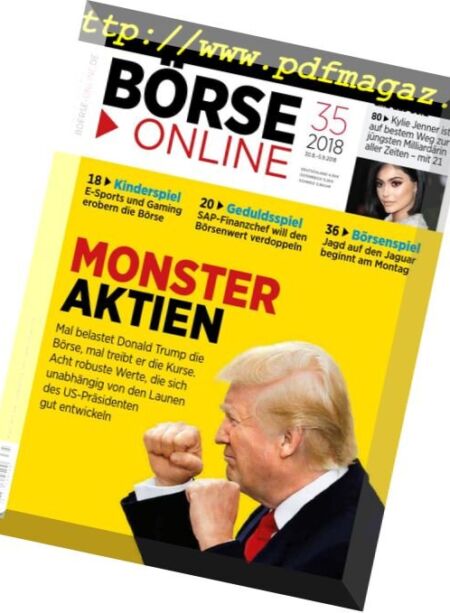 BOrse Online – 30 August 2018 Cover