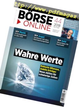 BOrse Online – 31 Oktober 2018