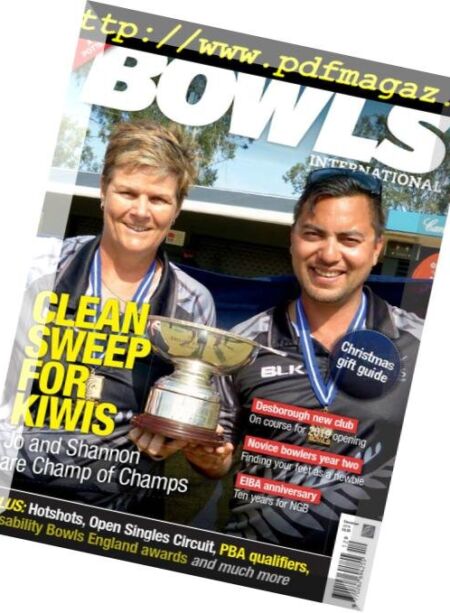 Bowls International – November 2018 Cover